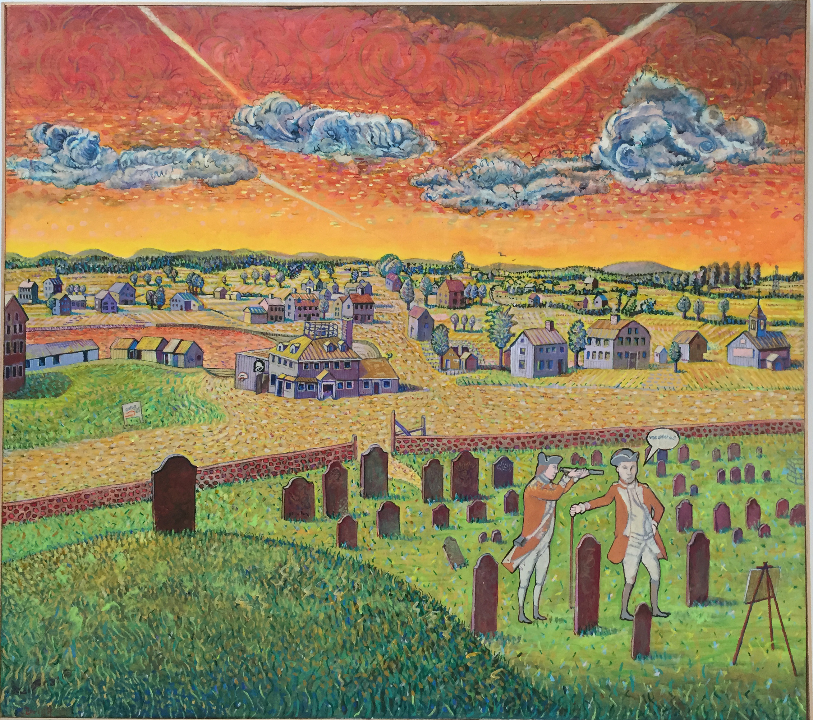 NewEngland Landscape (In Advance Yard Sale) Painting